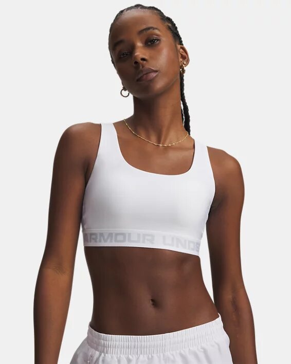 Armour® Mid Crossback Strappy Sport Bra Armour® Mid Crossback Strappy Sport Bra