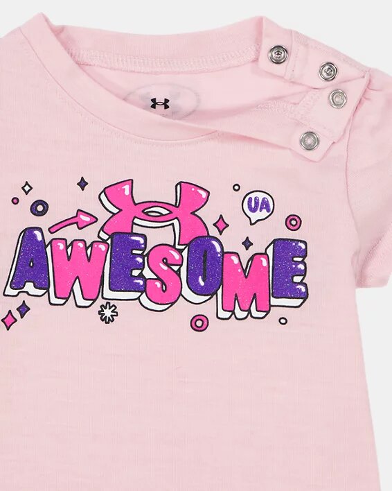 Awesome Logo Newborn Bodysuit & Woven Microfiber Shorts Set Awesome Logo Newborn Bodysuit & Woven Microfiber Shorts Set