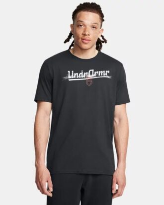 Baseball Script Worn Short Sleeve