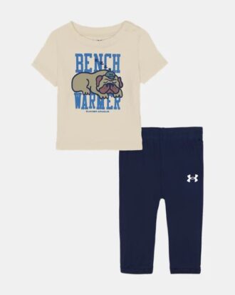Bench Warmer Newborn Short Sleeve Set