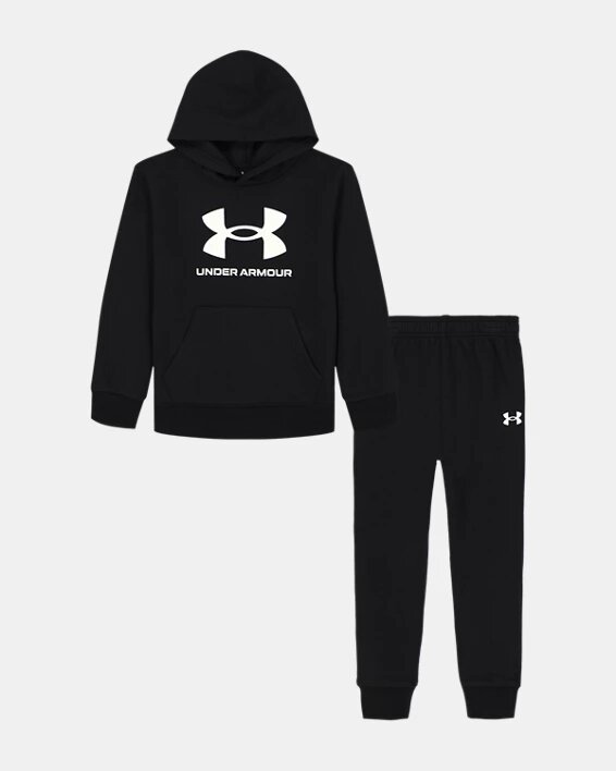 Big Logo Fleece Little Hoodie Set Big Logo Fleece Little Hoodie Set