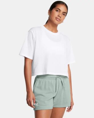 Boxy Crop Simple Short Sleeve