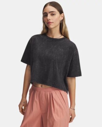 Boxy Crop Wash Short Sleeve