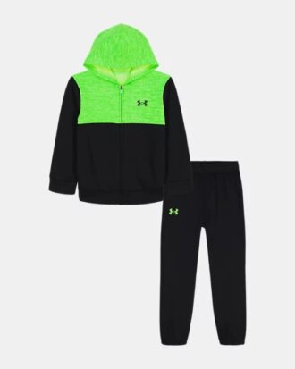 Colorblock Little Zip-Up Hoodie Set