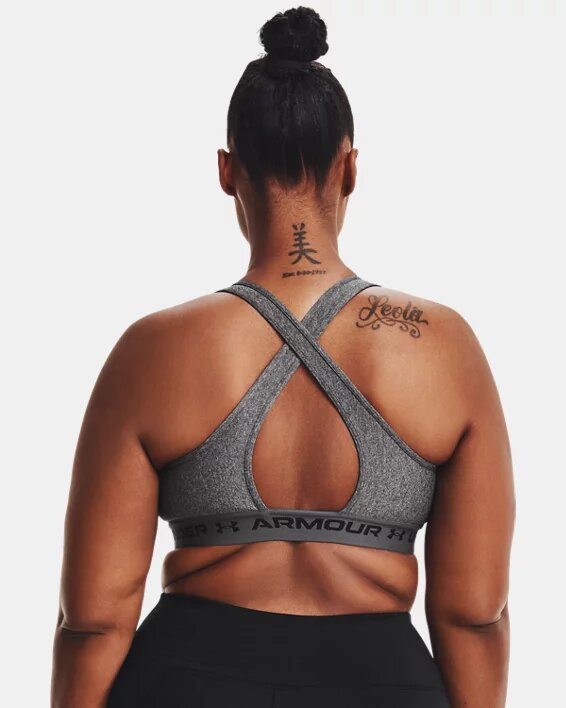 Crossback Mid Heather Sports Bra Crossback Mid Heather Sports Bra