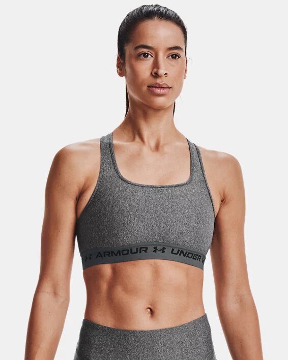 Crossback Mid Heather Sports Bra Crossback Mid Heather Sports Bra