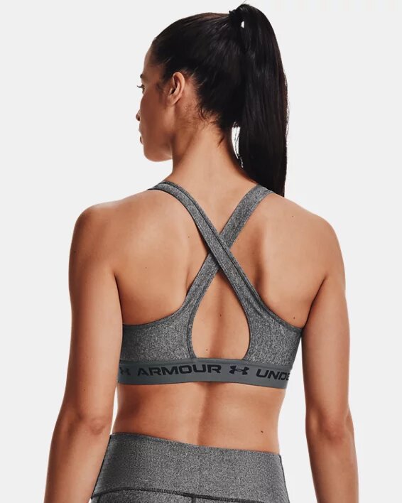 Crossback Mid Heather Sports Bra Crossback Mid Heather Sports Bra