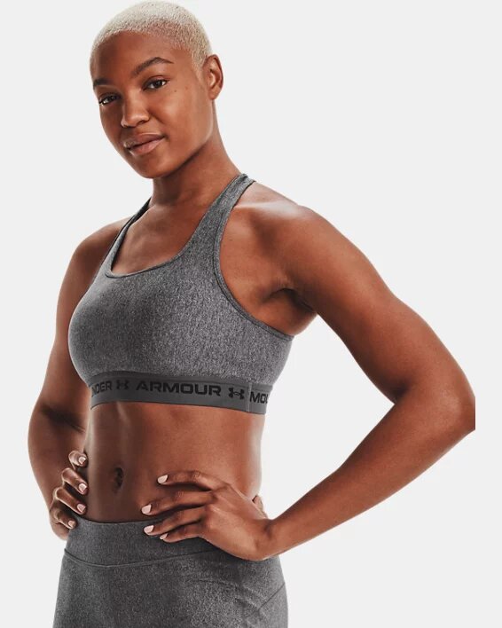 Crossback Mid Heather Sports Bra Crossback Mid Heather Sports Bra