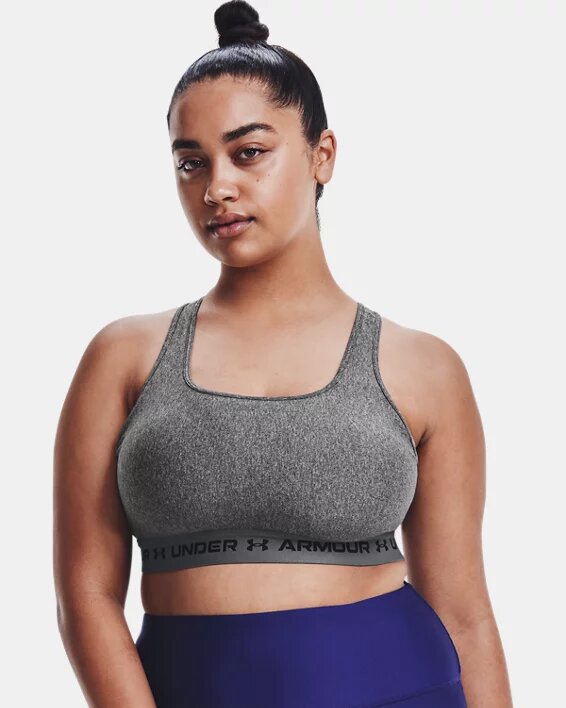 Crossback Mid Heather Sports Bra Crossback Mid Heather Sports Bra