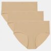 Essential Stretch 3-Pack No Show Hipster Underwear