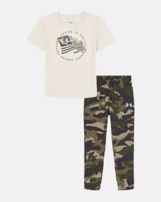 Freedom Flag Infant Short Sleeve & Joggers Set