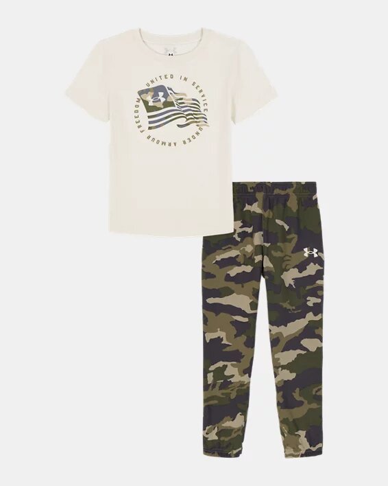 Freedom Flag Infant Short Sleeve & Joggers Set Freedom Flag Infant Short Sleeve & Joggers Set