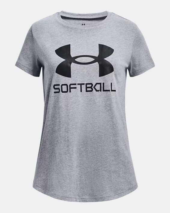 Girls’ UA Softball Logo Short Sleeve Short Sleeve Girls’ UA Softball Logo Short Sleeve Short Sleeve