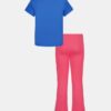 Glitter Logo & Side-Stripe Little Short Sleeve & Yoga Pants Set Glitter Logo & Side-Stripe Little Short Sleeve & Yoga Pants Set