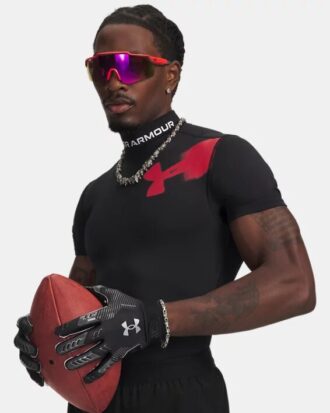 HeatGear® Click Clack Short Sleeve Mock