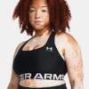 HeatGear® Mid Branded Sports Bra HeatGear® Mid Branded Sports Bra