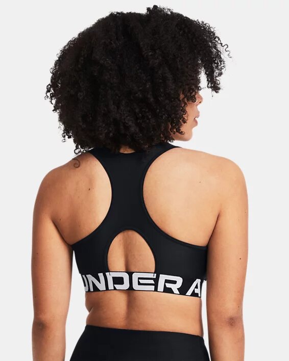 HeatGear® Mid Branded Sports Bra HeatGear® Mid Branded Sports Bra