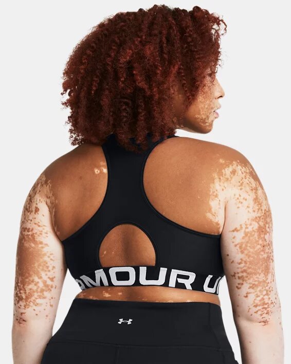 HeatGear® Mid Branded Sports Bra HeatGear® Mid Branded Sports Bra
