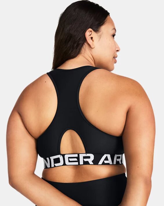 HeatGear® Mid Branded Sports Bra HeatGear® Mid Branded Sports Bra
