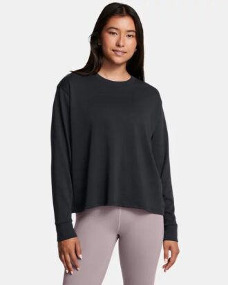 Heavyweight Boxy Cropped Long Sleeve
