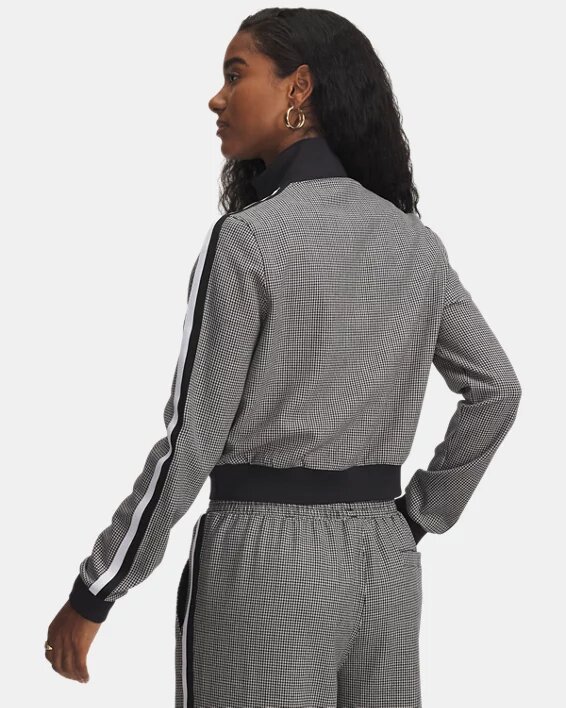 Houndstooth Knit Track Jacket Houndstooth Knit Track Jacket