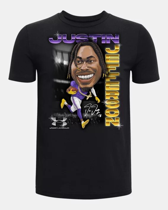 Justin Jefferson Illustration Short Sleeve Justin Jefferson Illustration Short Sleeve