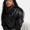 Latitude Leather Puffer Jacket Latitude Leather Puffer Jacket