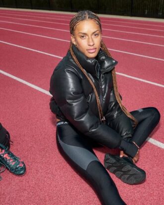 Latitude Leather Puffer Jacket