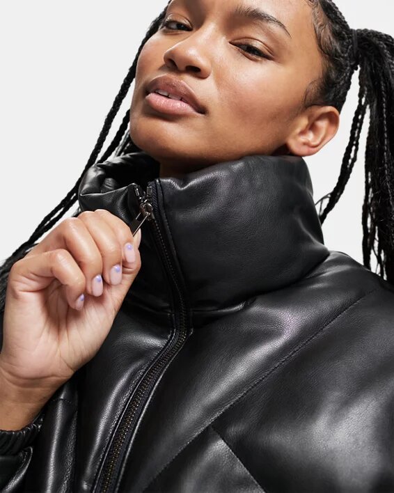 Latitude Leather Puffer Jacket Latitude Leather Puffer Jacket