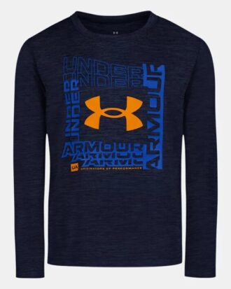 Logo Frame Twist Tech Little Long Sleeve