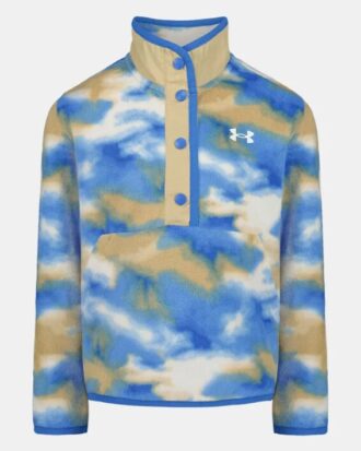 Printed Microfleece Little ½ Snap Collar Pullover