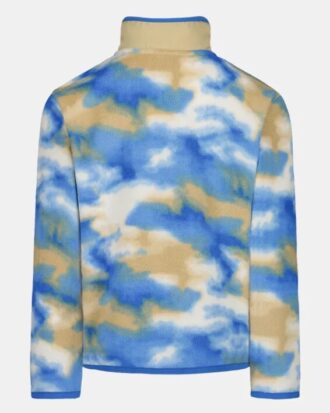 Printed Microfleece Little ½ Snap Collar Pullover