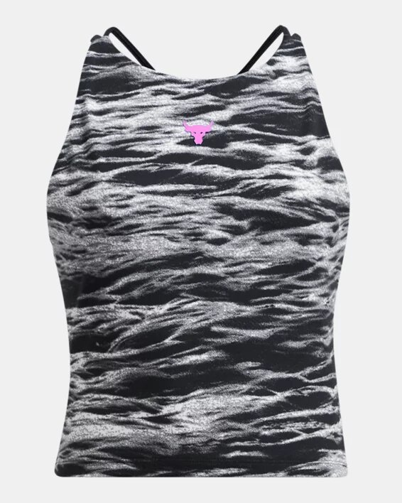 Project Rock Lets Go Bench To Beach Printed Top Project Rock Lets Go Bench To Beach Printed Top