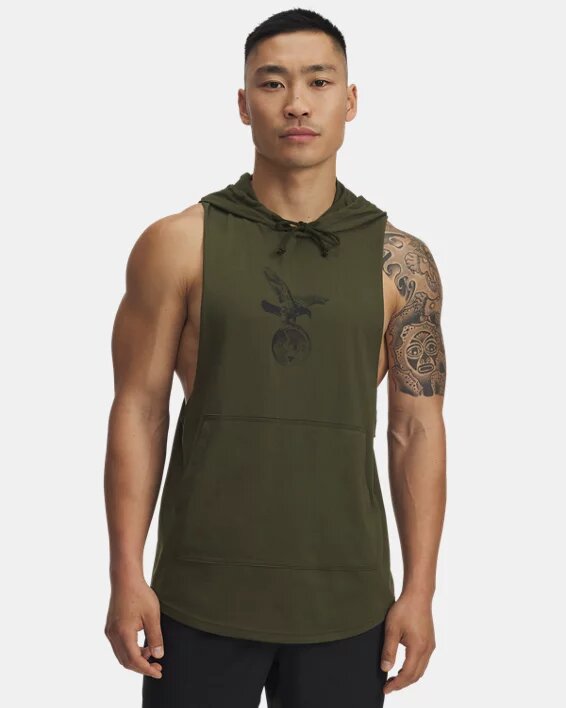 Project Rock Sleeveless Hoodie Project Rock Sleeveless Hoodie