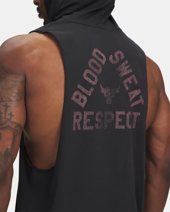 Project Rock Sleeveless Hoodie Project Rock Sleeveless Hoodie