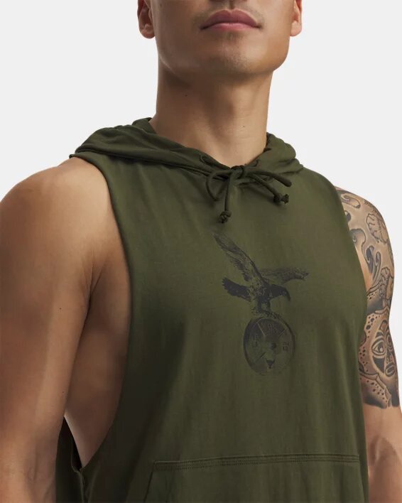Project Rock Sleeveless Hoodie Project Rock Sleeveless Hoodie