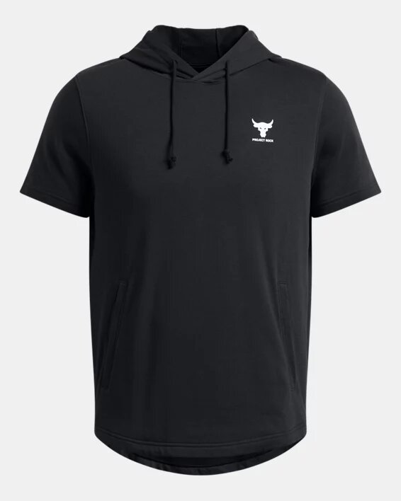 Project Rock Terry Short Sleeve Hoodie Project Rock Terry Short Sleeve Hoodie
