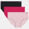 Pure Stretch 3-Pack No Show Hipster