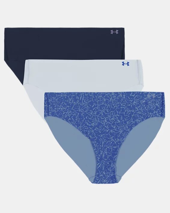 Pure Stretch Printed 3-Pack No Show Bikini Pure Stretch Printed 3-Pack No Show Bikini