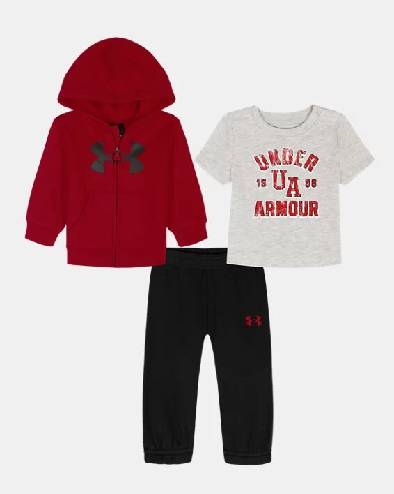 Rival Newborn 3-Piece Hoodie Set Rival Newborn 3-Piece Hoodie Set