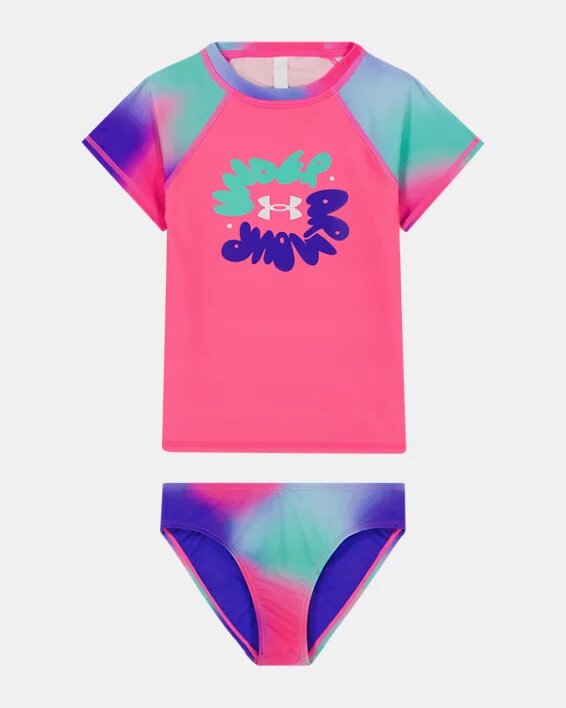Short Sleeve Rashguard & Bikini Set Short Sleeve Rashguard & Bikini Set