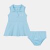 Sleeveless Polo Infant Dress With Diaper Cover Sleeveless Polo Infant Dress With Diaper Cover