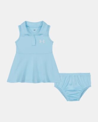 Sleeveless Polo Infant Dress With Diaper Cover Sleeveless Polo Infant Dress With Diaper Cover
