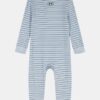 Stripe Polo Newborn Coverall Stripe Polo Newborn Coverall