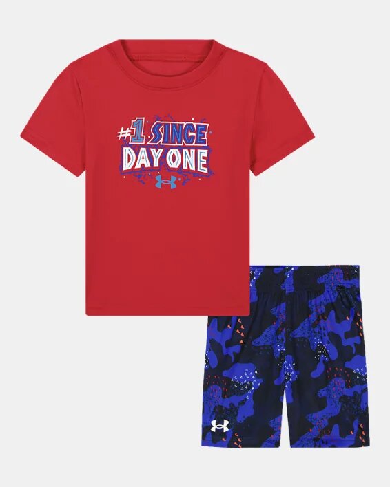 Tech™ Day 1 Printed Toddler Shorts Set Tech™ Day 1 Printed Toddler Shorts Set