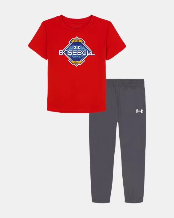Tech™ Little Short Sleeve & Joggers Set Tech™ Little Short Sleeve & Joggers Set