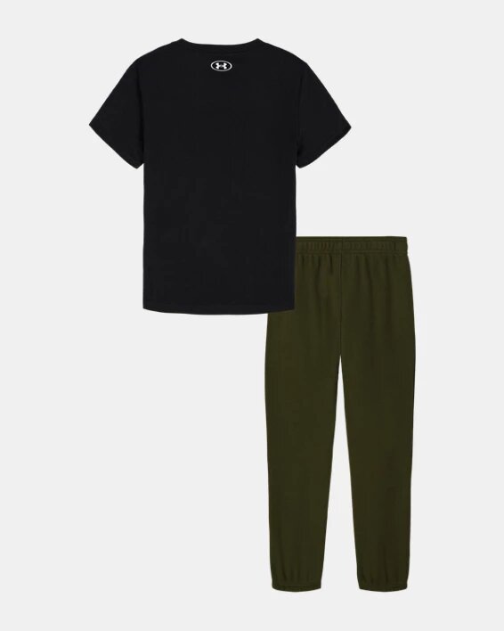 Tech Little Short Sleeve & Joggers Set Tech Little Short Sleeve & Joggers Set