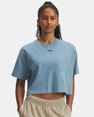 Wash Logo Boxy Crop Short Sleeve
